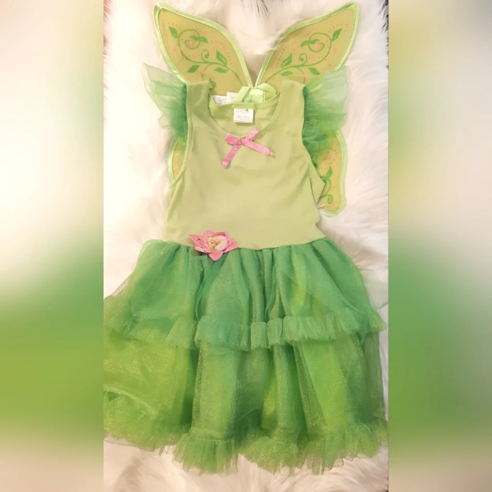 Disney Faries Tinker Bell Costume Child Small (Size 4-6)
